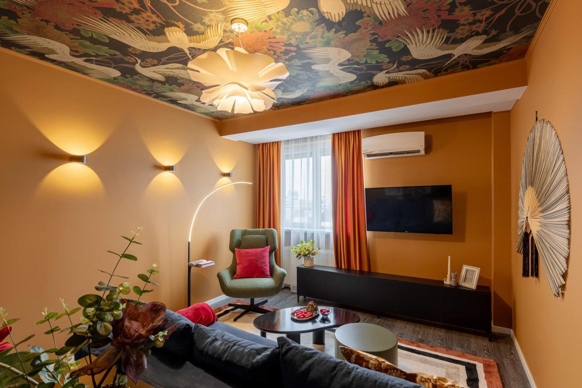 Appartement Holt - Lucky Cranes à Bucarest Extérieur photo